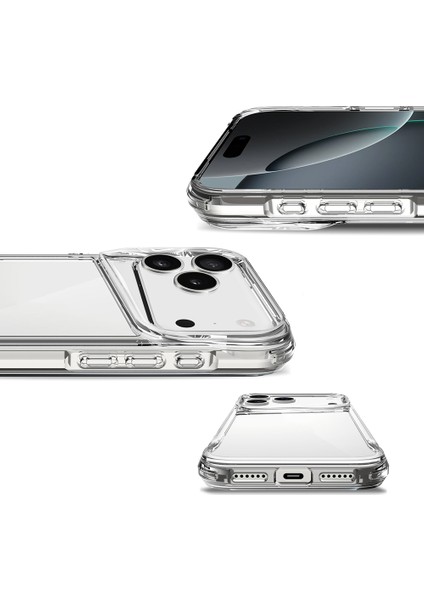 iPhone 17 Pro Max Kılıf Zore T-Max Kapak - Şeffaf