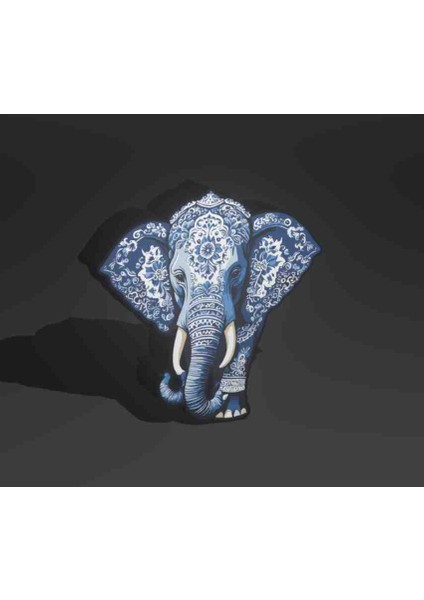 LED Işıklı 3 Boyutlu Sanatsal Fil