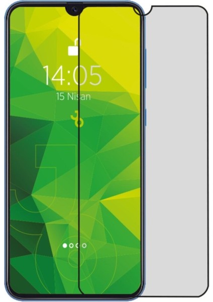 Gizlilik Sağlayan Koruyucu Ekran Samsung A20/A30 Hayalet Cam