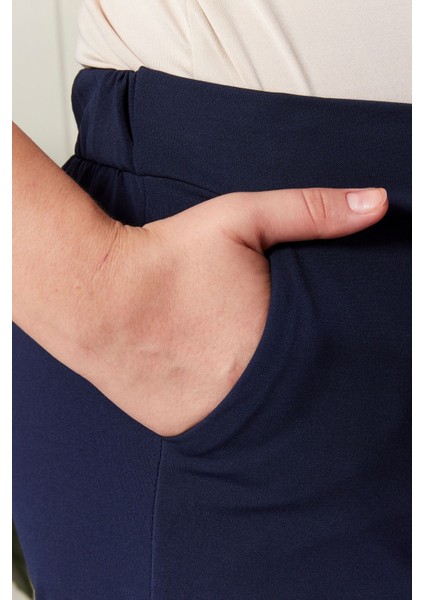 Lacivert Renk Sandy Kumaş Pantolon indirimleri