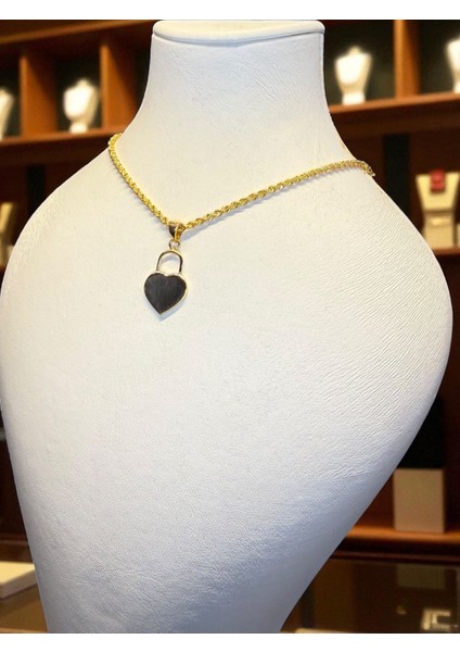 22 Ayar Kalp Kolye Ucu