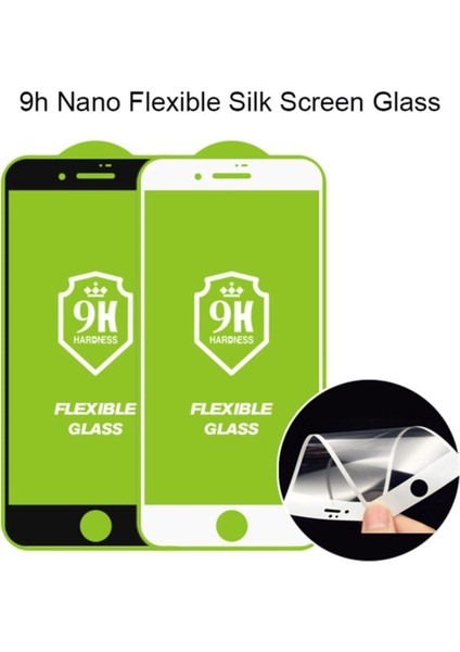 Iphone 6/6s Plus Uyumlu 6d 9h Flexible Nano Esnek Ekran Koruyucu Siyah modelleri