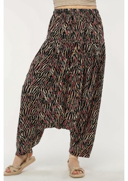 Desenli Viskon Kumaş Yöresel Şalvar modelleri