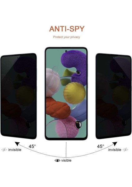 Teknopark Samsung A20 Privacy Kavisli Hayalet Gizlilik Filitreli Full Ekran Koruyucu fırsatları
