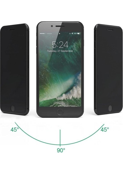 Iphone 8 Plus Hayalet Ekran Koruyucu Siyah fırsatları