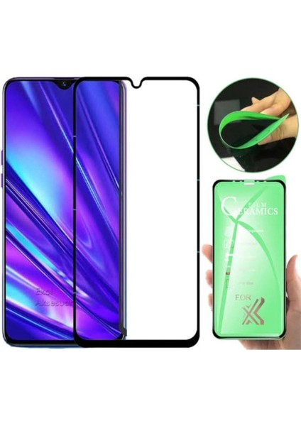 Xiaomi Mi 10T Lite Uyumlu Seramik Nano Cam Esnek Tam Full Kaplayan Kırılmaz Ekran Koruyucu