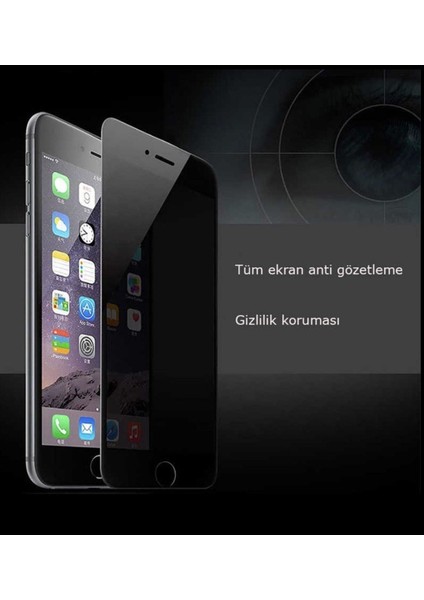 Teknopark Iphone 6/6s Siyah Privacy Kavisli Hayalet Gizlilik Filitreli Full Ekran Koruyucu fiyatları