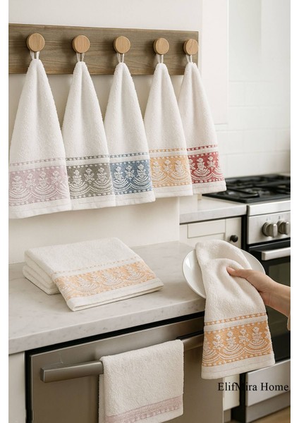 6'lı Mutfak Havlusu Seti 30X50 cm %100 Pamuklu Ege Esintisi modelleri