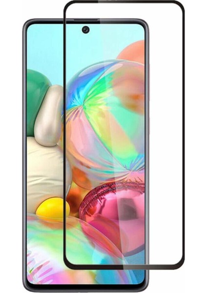Samsung Galaxy A51 Ekranı Tam Kaplayan 5d Tamperli Cam Ekran Koruyucu