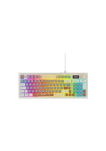 Kb-79 Silent Pro Gri Mavi-Gri-Kahve Sessiz Rgb Q Membrane Oyuncu Klavyesi indirimleri