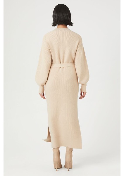 Bağlama Detaylı Midi Triko Elbise indirimleri