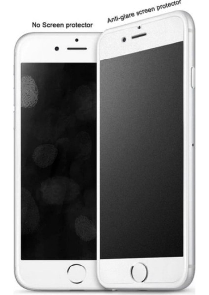 Iphone 7 Plus Mat Seramik Nano Tam Kaplayan Full Ekran Koruyucu Beyaz modelleri