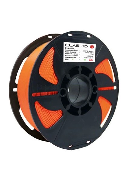 Turuncu Pla Pro Filament - 1.75MM - 1 kg modelleri