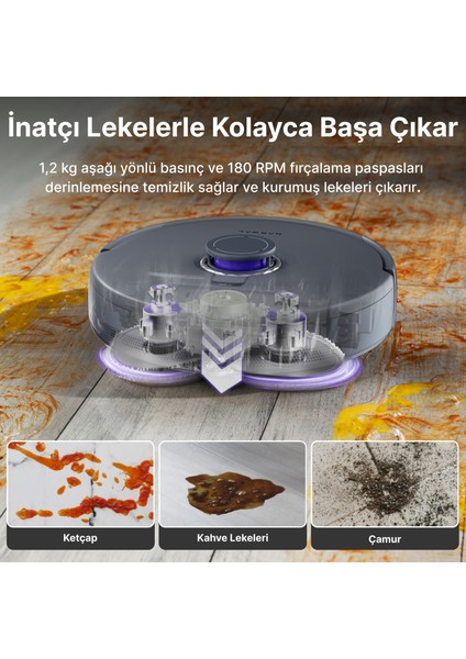 Freo Z Ultra Robot Süpürge- Gri indirimleri