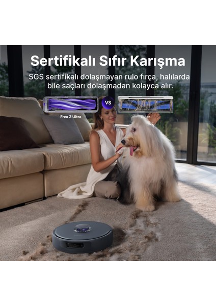 Freo Z Ultra Robot Süpürge- Gri