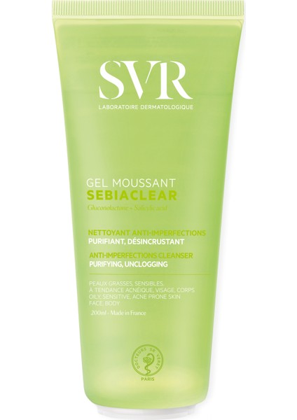 Sebiaclear Arındırıcı Temizleme Jeli 200 ml – Yağlı ve Hassas Ciltler İçin Sabunsuz Günlük Yüz ve Vücut Temizliği modelleri
