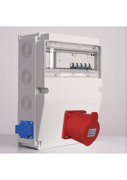 Delux Plus Elektrikli Araç Trıfaze Şarj Istasyonu Besleme Panosu. Kaçak Akım Röleli 22 Kw, 11 Kw. Kombinasyon Kutusu. Tüm Adaplrlere Uyumlu fiyatları