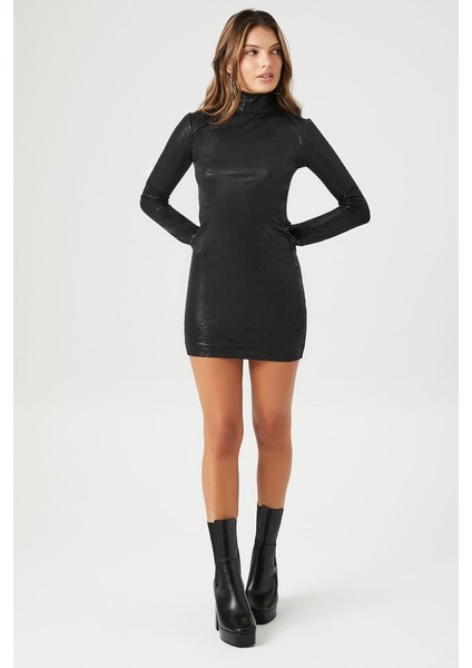 Yüksek Yaka Mini Elbise fiyatları