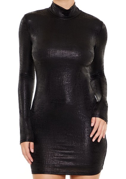 Yüksek Yaka Mini Elbise indirimleri