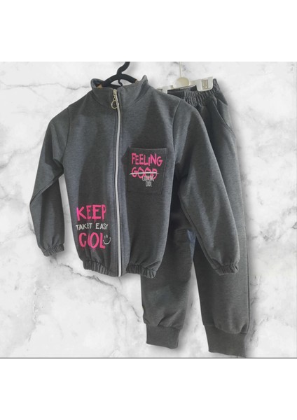 Feeling Good Baskılı Eşofman Takımı modelleri