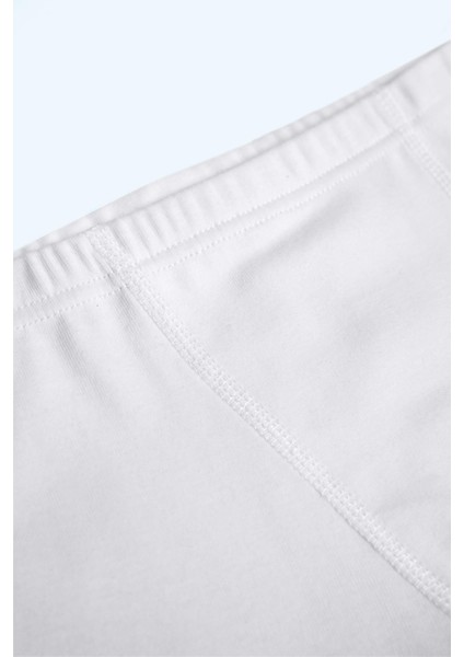 8901 Beyaz Renk Erkek Çocuk 3'lü %100 Pamuk Ribana Boxer fiyatları