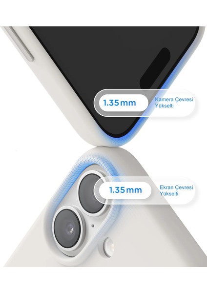 Apple iPhone 17 ile Uyumlu Kapak Içi Kadife Lüx Lansman Silikon Kılıf - Siyah
