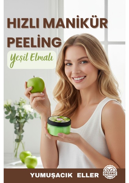 Yeşil Elma Canlandırıcı & Yumuşatıcı El Ayak Bakım Peelingi 200ML