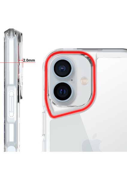 iPhone 17 Kılıf Zore T-Max Kapak - Şeffaf indirimleri