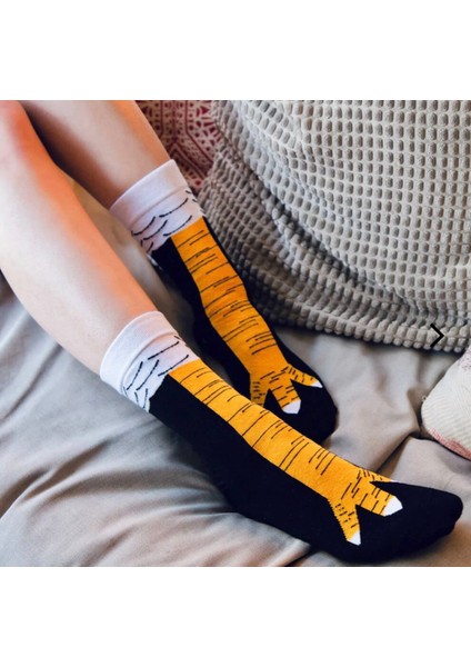 Tavuk Ayağı Desenli Çorap fiyatları