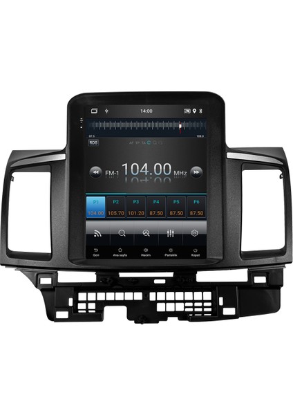 Mitsubishi Lancer Android Multimedya Sistemi (2008-2019) CRV-4891XT modelleri