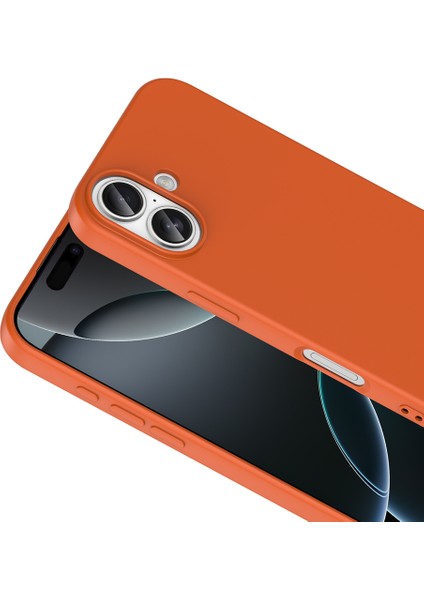 Apple iPhone 17 ile Uyumlu Kapak Içi Kadife Lüx Lansman Silikon Kılıf - Pembe modelleri