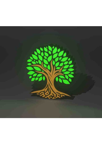 LED Işıklı 3 Boyutlu Sanatsal Yaşam Ağacı