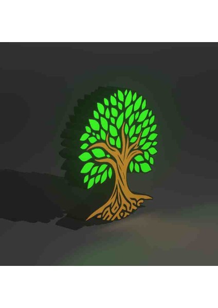 LED Işıklı 3 Boyutlu Sanatsal Yaşam Ağacı modelleri