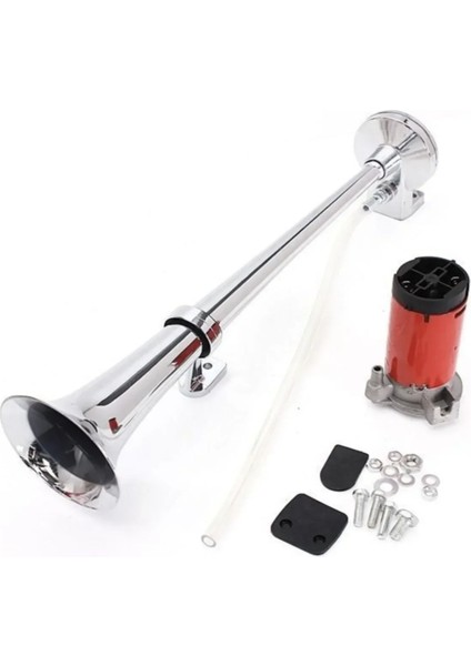 Marine Korna 12V Kendinden Motorlu Krom Havalı Korna 0407