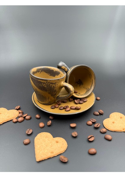 Irear Laterre 4 Parça 2 Kişilik Espresso Fincanı