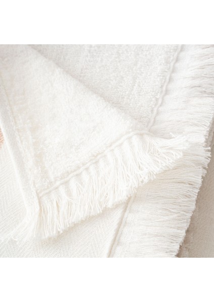 Erva 3'lü Havlu Seti Organik Pamuk Keten Melanj Terra