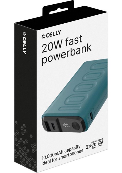 20W Powerbank 10000 Mah Mavi fiyatları