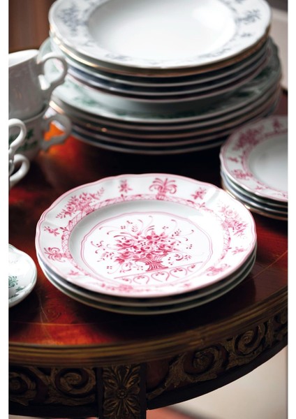 - Neos Anthiros - Beyaz ve Mavi Tatlı Tabağı - 20,5 CM fiyatları