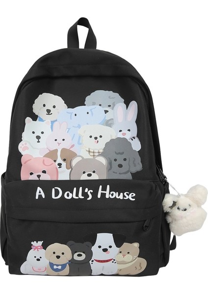 Yeni Okul Çantası Kadın Kore Baskı Küçük Taze Lise Üniversite Öğrencileri Sırt Çantası Kampüs Çift Rüzgar Sen Sistemi Basit Omuzlar Sırt Çantaları (Yurt Dışından)