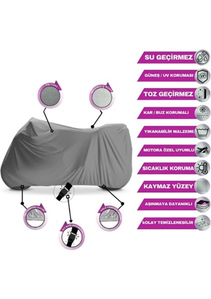 Su Geçirmez Premium Motosiklet Branda 450CC Altı Motorlar Lastikli Taşıma Çantalı Motor Brandası fırsatları