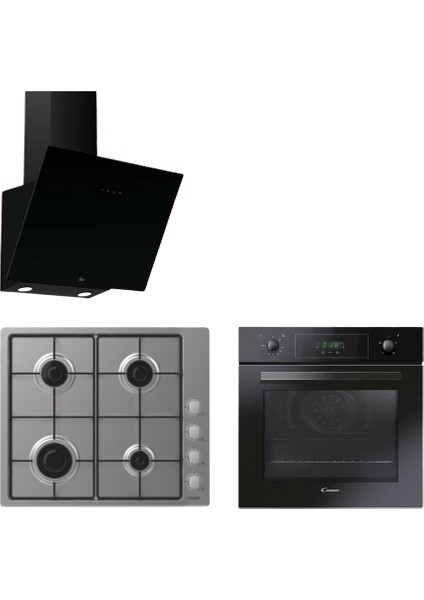 & Candy Temira Ankastre Set (HDG6C1GBTK + CHW6LX + FCP405N/E)