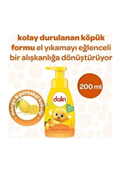 Bebek Banyo Köpük Sabunu 200 ml Orman Meyvesi Aromalı Hipoalerjenik ve Güvenli