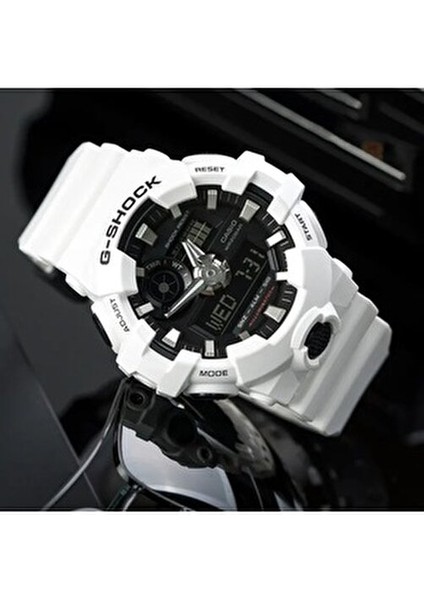GA-700-7ADR G-Shock Erkek Kol Saati 58 mm Kasa Çapı Beyaz Silikon Kordon fiyatları