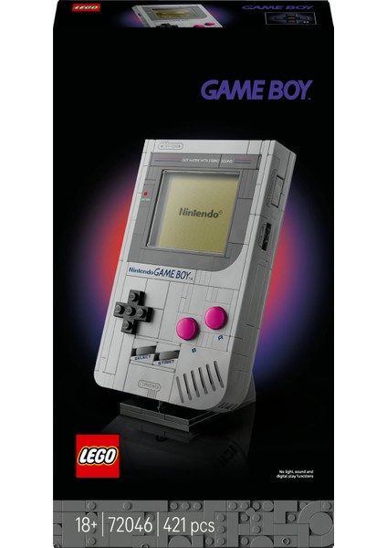 ® Game Boy™ 72046 - Yetişkin Nintendo® Hayranları Için Yaratıcı Model Yapım Seti (421 Parça) modelleri