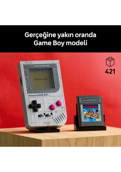 ® Game Boy™ 72046 - Yetişkin Nintendo® Hayranları Için Yaratıcı Model Yapım Seti (421 Parça) indirimleri