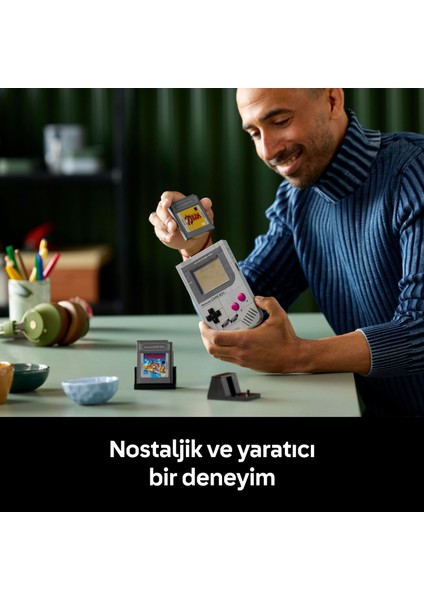 ® Game Boy™ 72046 - Yetişkin Nintendo® Hayranları Için Yaratıcı Model Yapım Seti (421 Parça)