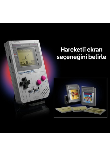 ® Game Boy™ 72046 - Yetişkin Nintendo® Hayranları Için Yaratıcı Model Yapım Seti (421 Parça)