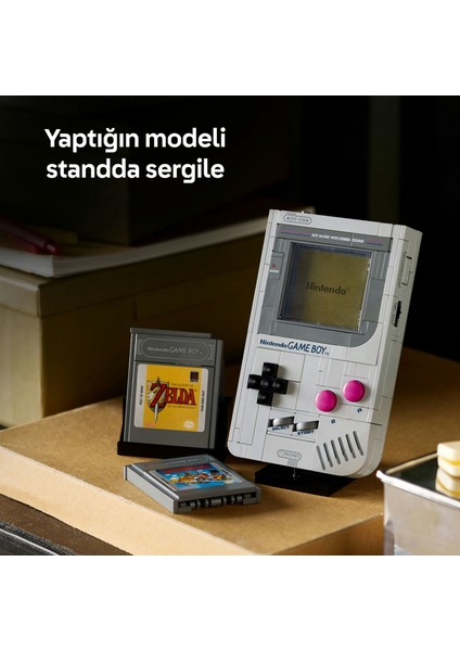 ® Game Boy™ 72046 - Yetişkin Nintendo® Hayranları Için Yaratıcı Model Yapım Seti (421 Parça)
