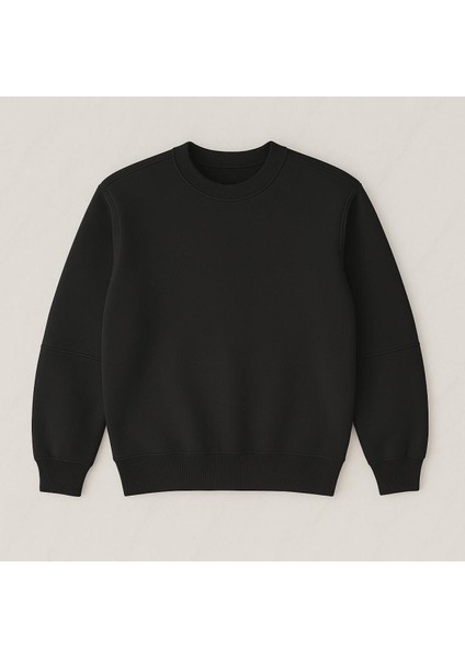 Üç Iplik Kol Dikiş Detay Sweat fırsatları