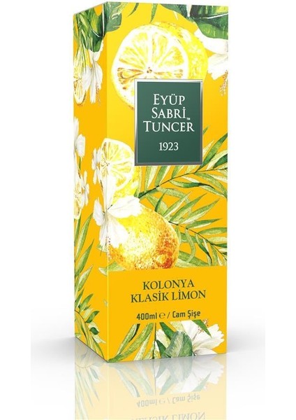 400ML Cam Limon Kolonyası